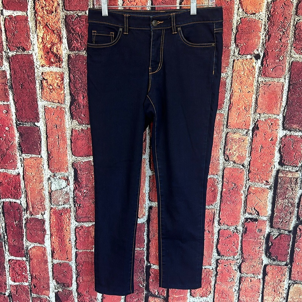 L.L. Bean Dark Blue Women’s Jeans with Contrast Stitching